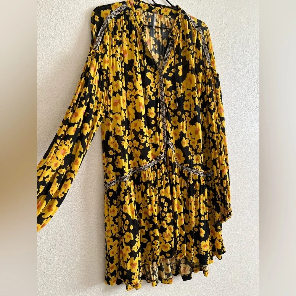 Free People Love Letter Floral Tunic - Read Descripton - Picture 3 of 7